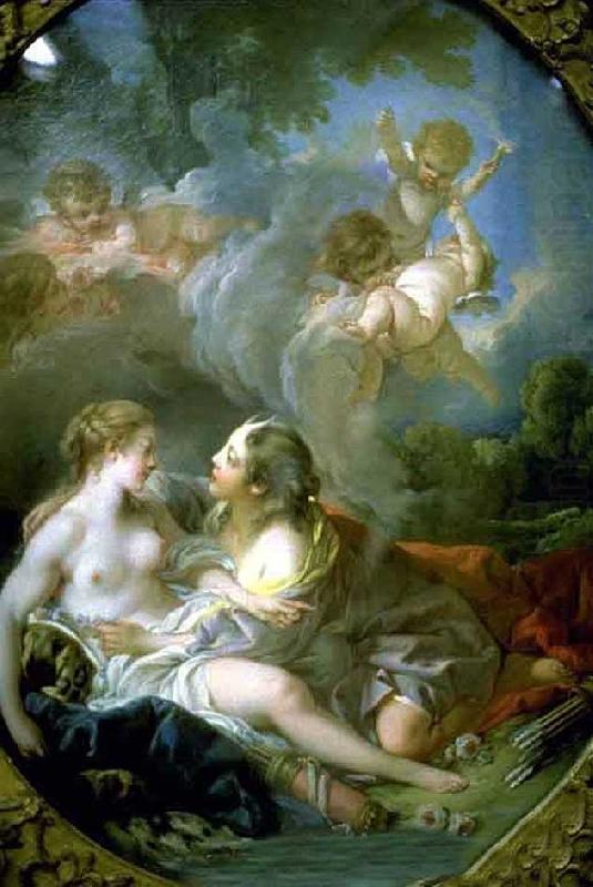 Francois Boucher Jupiter as Diana Surprises Callisto china oil painting image